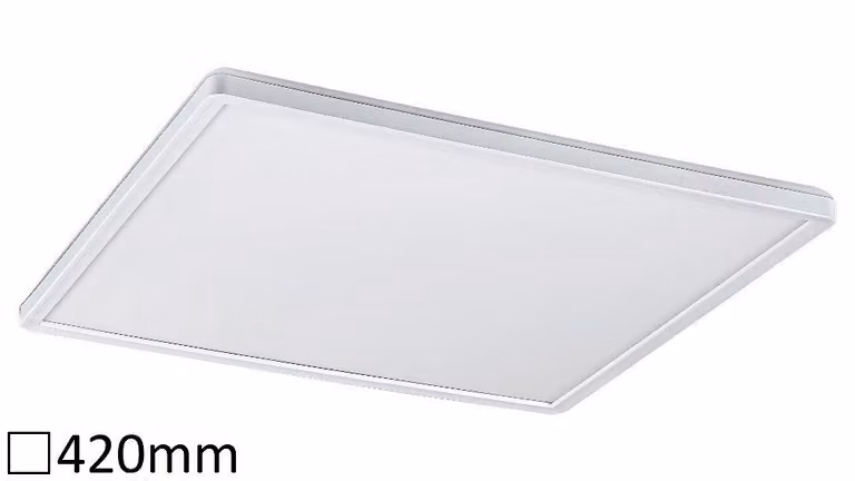 Rabalux Plafoniera LED bianca Pavel quadrata 420x420mm 22W 3430
