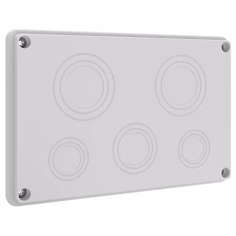 Piastra di ingresso cavi ABN IP55 per NE/NP/R, 2xM63/50/40+1xM50 NLP23