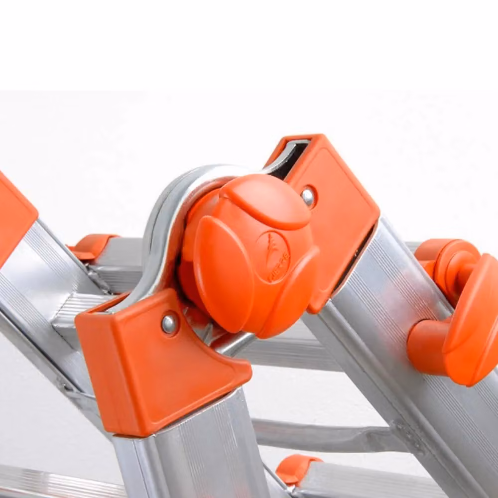 Scala telescopica in alluminio Gierre colore argento – 2