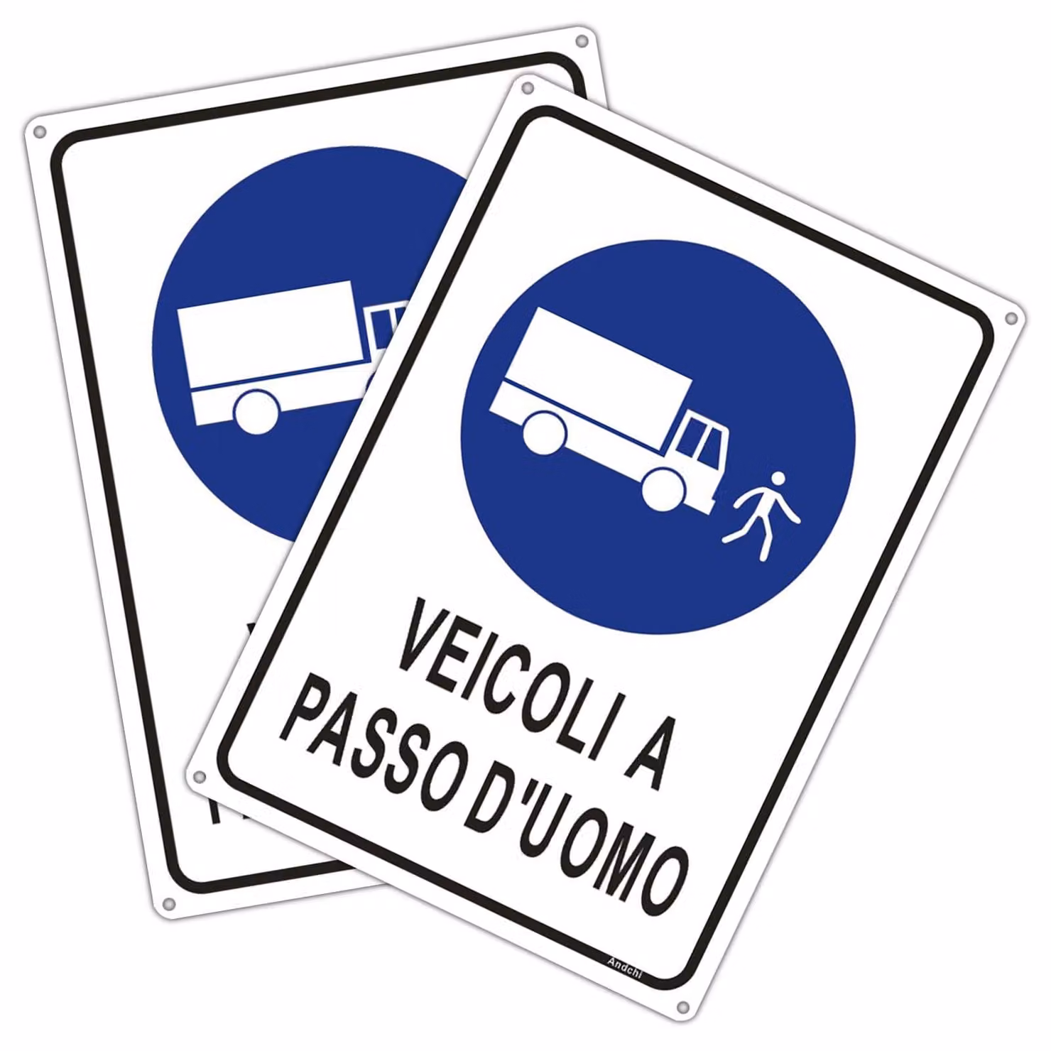 Solidchoice - Set di 2 cartelli di sicurezza per l'ambiente di lavoro