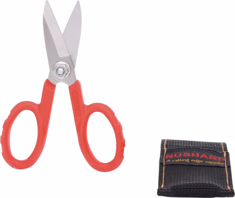 KS TOOLS Cesoie universali per officina 140 mm con custodia per cintura - 118.0060
