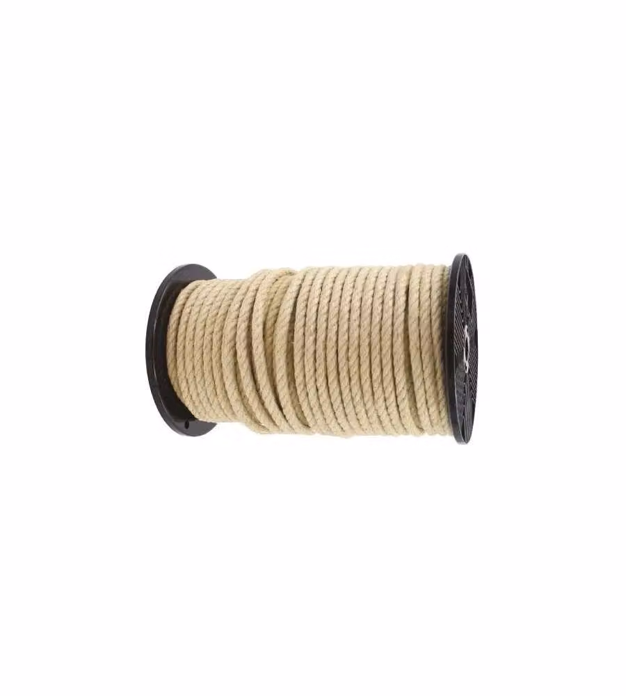 Sacar Corda juta intrecciata beige 10 mm 65 m per fai da te e giardinaggio