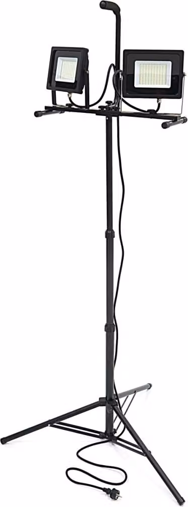Lampada LED con treppiede - 2 × 50W, 2 × 4000lm