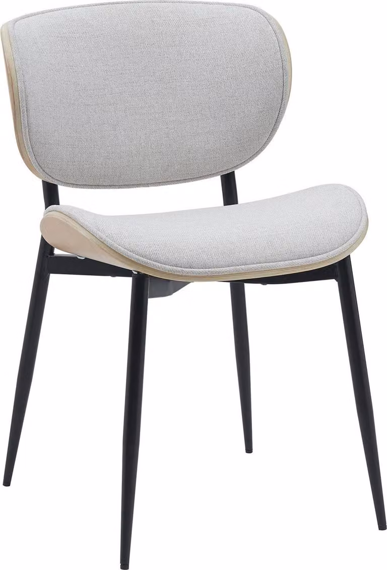Elegante sedia da pranzo - seduta - elevato comfort di seduta, facile da mantenere | Colore: naturale/crema | Materiale: polvere