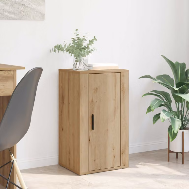 Credenza moderna vidaXL in legno color rovere marrone L: 40 cm, P: 33 cm, H: 70 cm