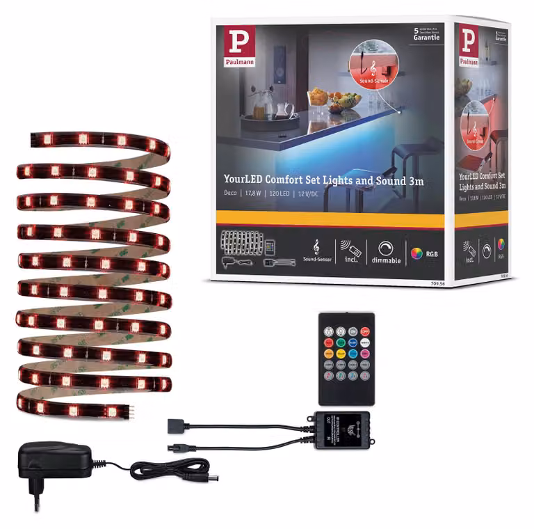 Strisce LED YourLED di Paulmann e sistema audio