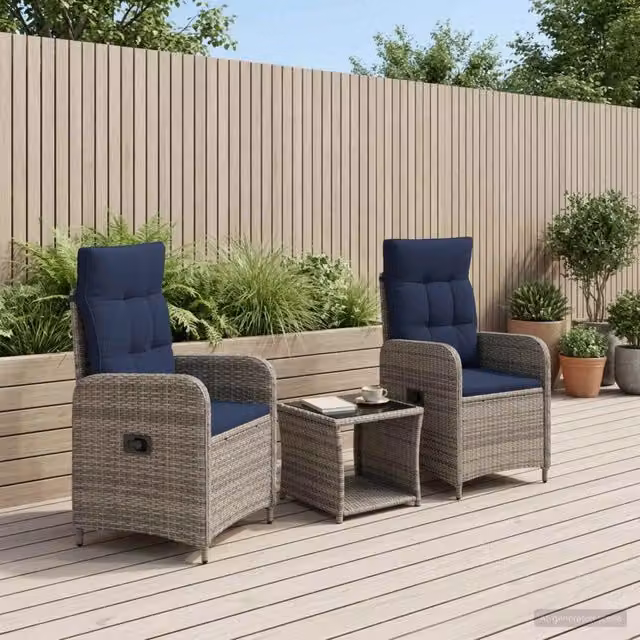 Set Lounge da Giardino 3 pz 3422365