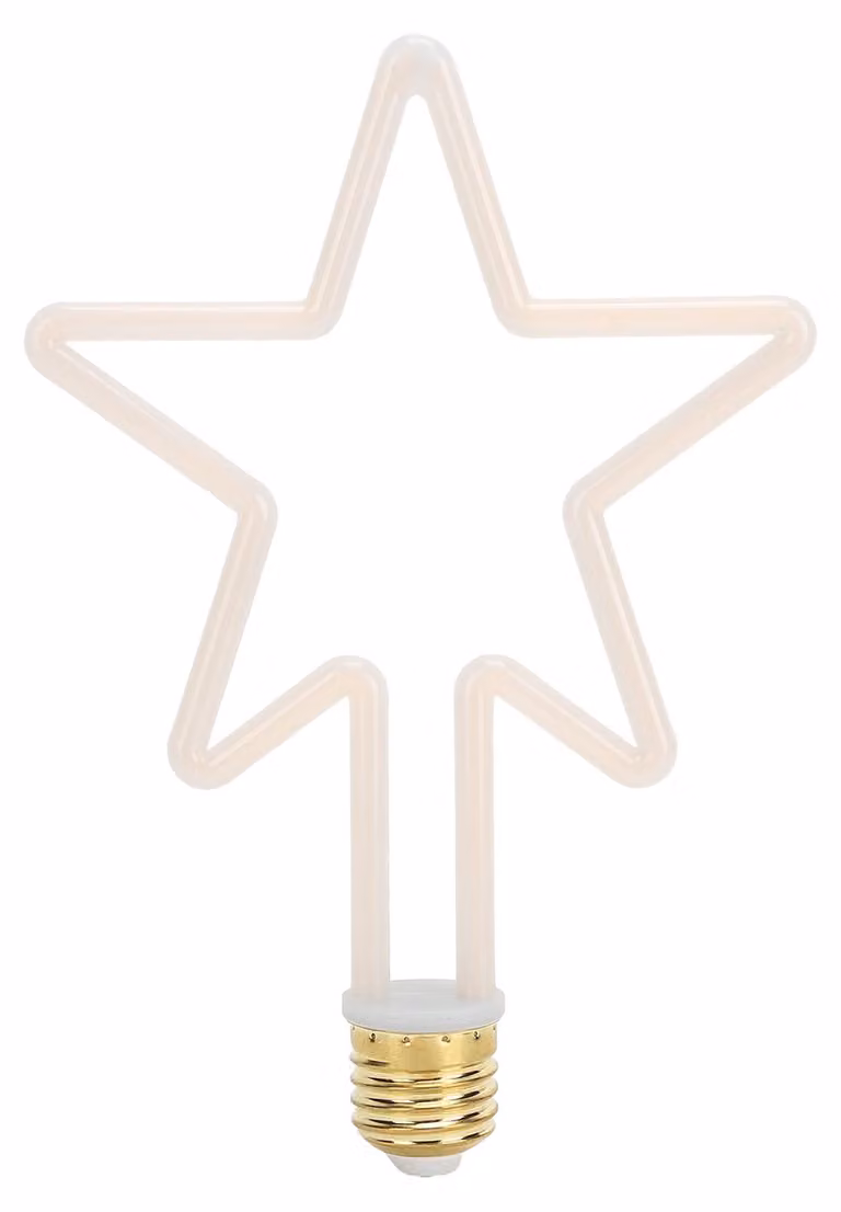 Lampada decorativa a LED E27/2700K 8W Lampada a stella a 5 punte per interni di festival 220-240V