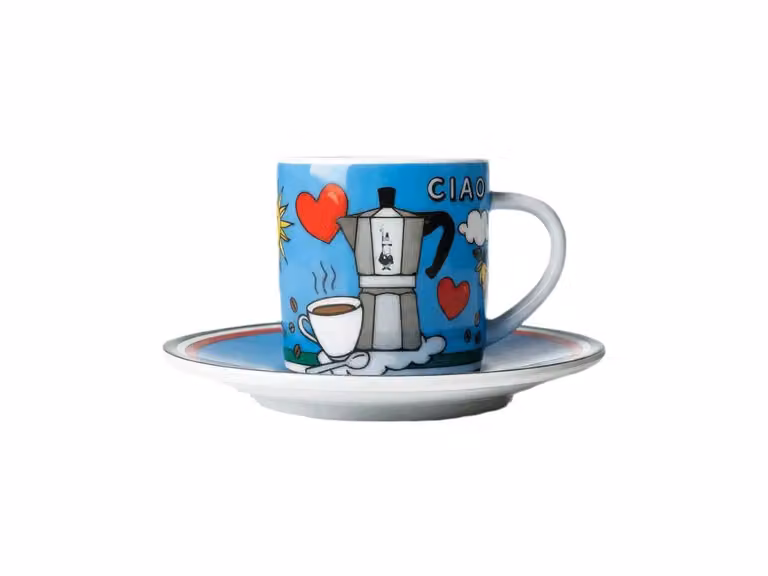Ciao Italia Tazzina da caffè con piattino
