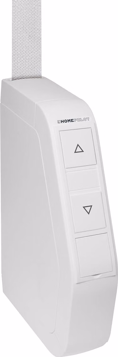 HOMEPILLOT RolloTron pure smart a superficie mini nastro 15 mm avvolgitore elettrico Smart-Home avvolgitore girevole fino a 30 kg 5 m² Tapparella App Alexa Google Assistant Gateway possibile
