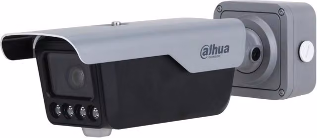 Telecamera di sorveglianza Dahua ITC413-PW4D-IZ3 con rilevamento targhe ANPR fino a 120 km/h, colore grigio