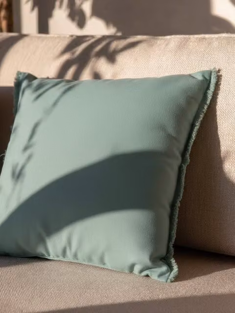 Cuscino da giardino Bimini verde Kenay Home con rivestimento rimovibile e idrorepellente L/P: 45 x 45 cm – 1