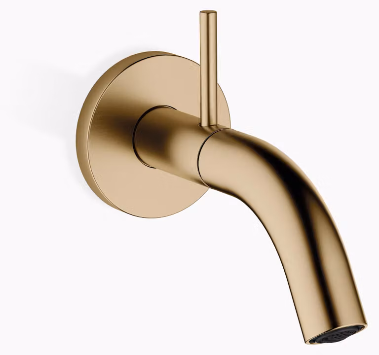 Dornbracht META robinet mural, eau froide, saillie 126mm, becs rigides, 30010662-39, 30010662-39