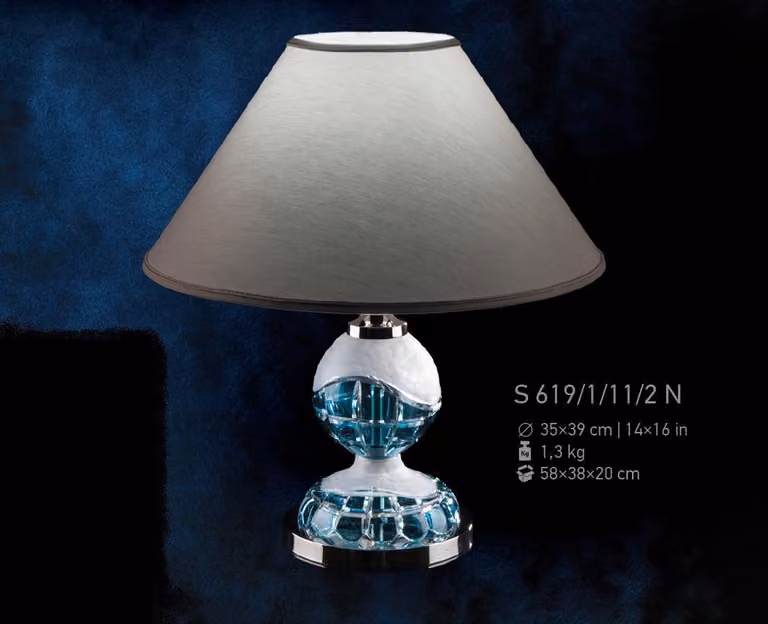 Tischleuchte Antik Stil Kronleuchte Lampe Leuchte Lampen Kristall Tisch Leuchten