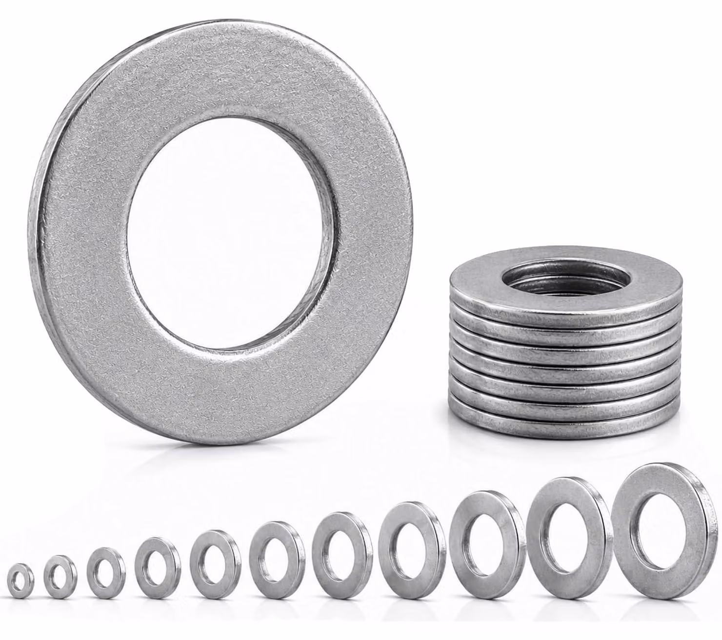 Rondelle forma A (rondelle) | DIN 125 | acciaio inox A2 (V2A) (100, M 10)