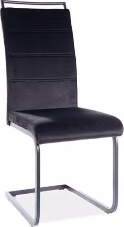 Set di sedie da pranzo per cucina H-441 nero set da 2