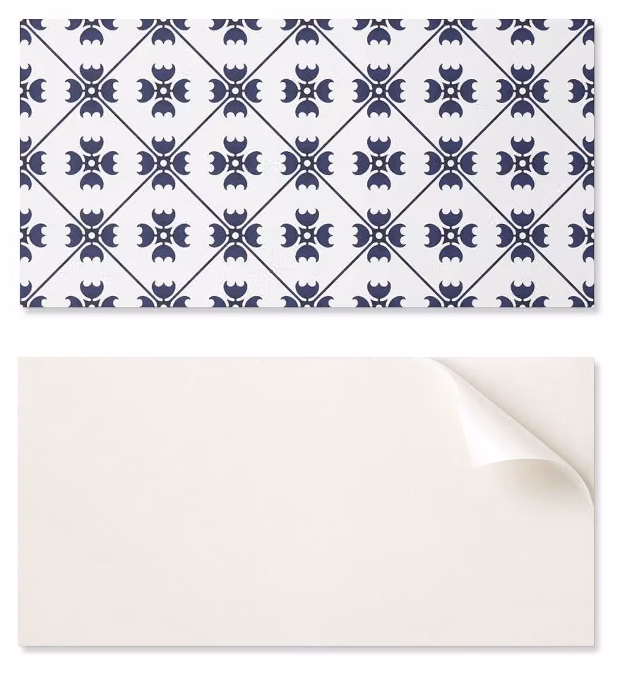 Pannello in vinile autoadesivo - Decorazione con stampa, 120 x 60 cm, elegante motivo geometrico