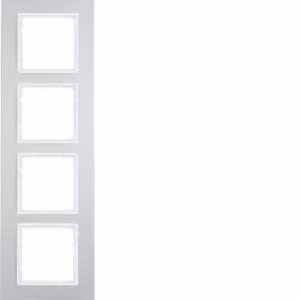 Berker 10146914 Cornice in alluminio/bianco polare Berker B.7