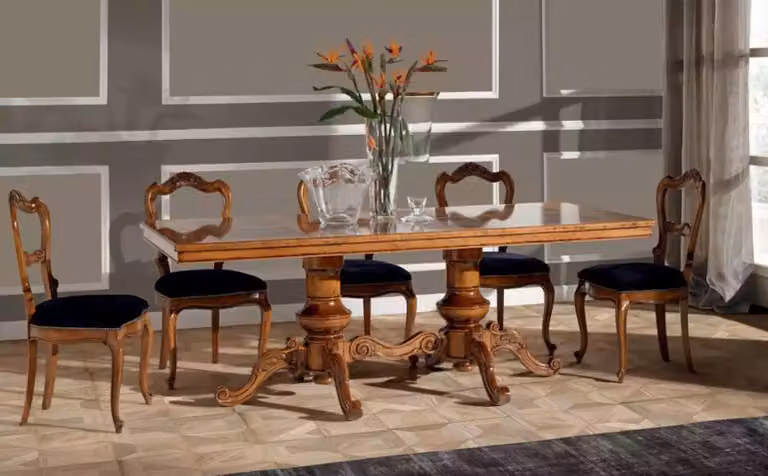 Esstisch Braun Luxus Tisch Holz Esszimmer Rechteckig Esstische