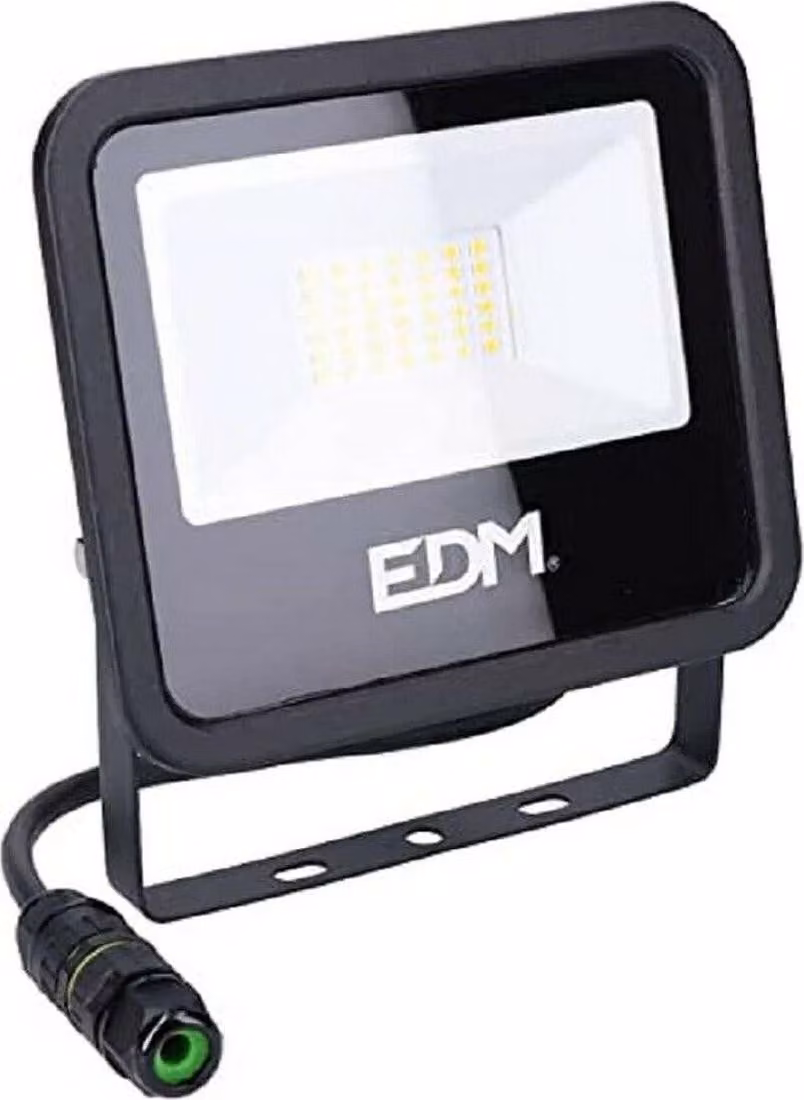 Faretto LED 30w 2370lm 4000k luce diurna serie edm nero
