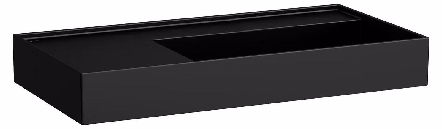 LAUFEN Kartell lavabo à poser, tablette à gauche, sans trou pour robinet, sans trop-plein, 900x460mm, H8183397161121, H8183397161121