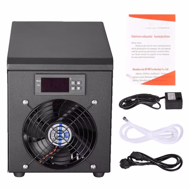 Refrigeratore d'acqua per acquari, controllo preciso della temperatura, funzionamento silenzioso, refrigeratoreSpina UE 220V