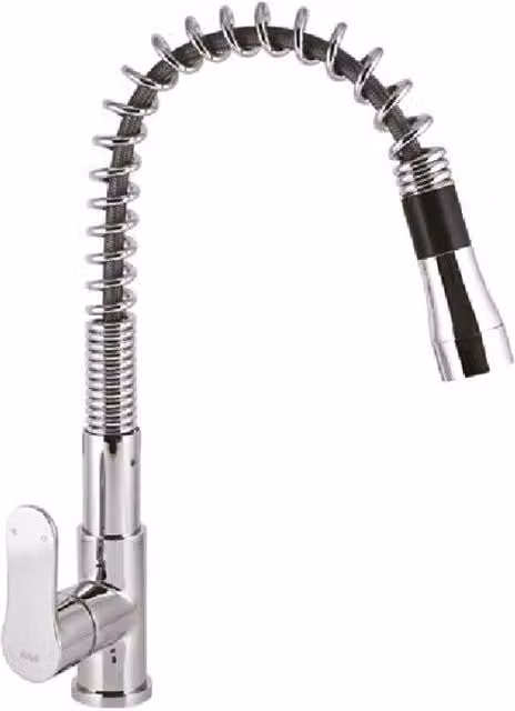 Rubinetto Cucina Miscelatore Monocomando Lavello in Ottone Hena pull down Cromato