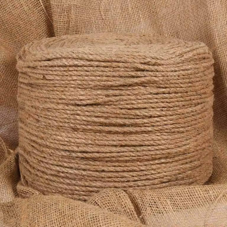 Corda in juta 100% vidaXL colore beige, diametro 6 mm, lunghezza 500 m