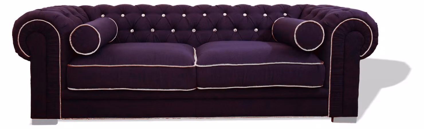 Chesterfield Sofa 3 SITZER Polster Designer Couchen Sofas Garnitur SL Sofa 27