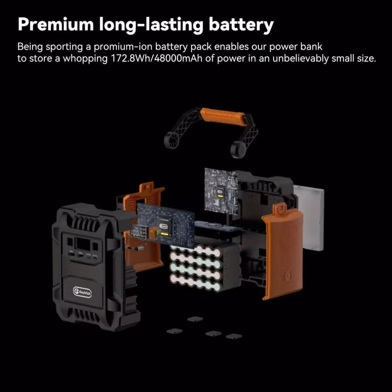 Centralina portatile – Generatore mobile – Alimentazione di emergenza – Batteria per campeggio – Kit di energia solare