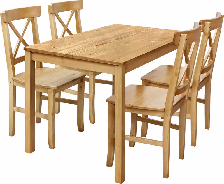 Tavolo + 4 sedie 8845A antico