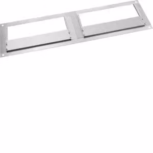 Tettoia modulare Hager in 2 parti IP40 1350x400 zincata M-MD13540