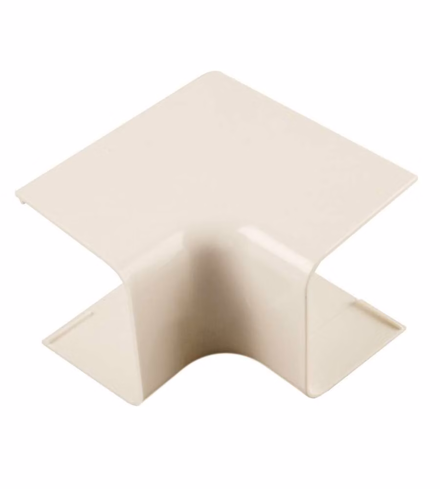 Angolo interno per canale condizionamento 80x60 mm Avorio