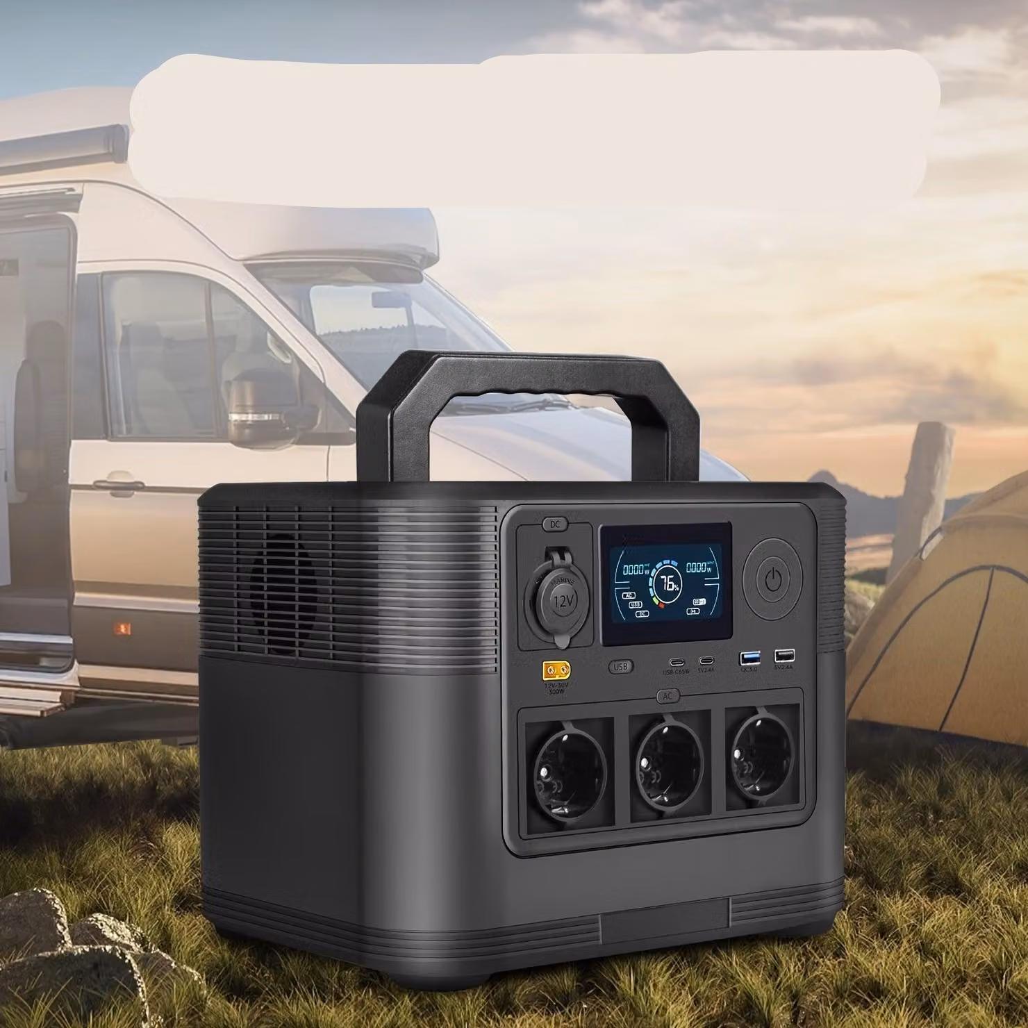 Centralina di alimentazione portatile - Batteria ricaricabile - Alimentazione mobile - Batteria di backup - Capacità di 1008 Wh