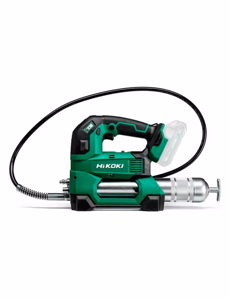 Pistola per il grasso HiKOKI AL18DAA1X verde con batteria 2,5Ah o 5,0Ah e caricabatterie UC18YSL3 – 2