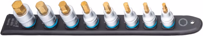 SmartRail 12,5 mm (1/2) esagono incassato (6-17) Set da 9 pezzi