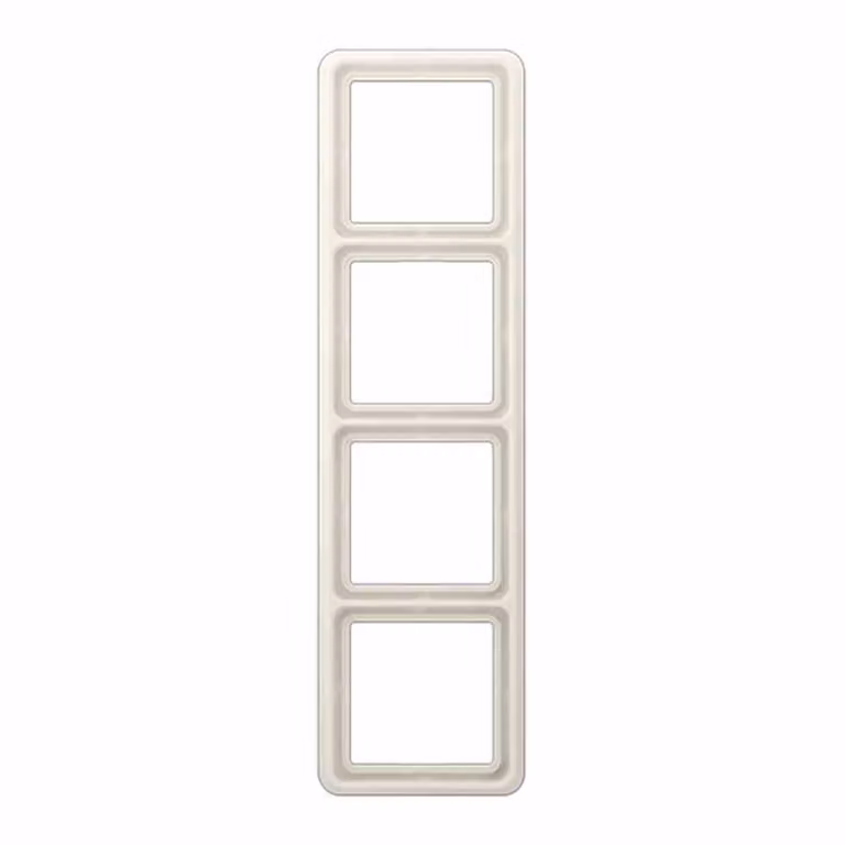Cornice di copertura Jung CD 500, quadrupla, bianca, 1 pz.