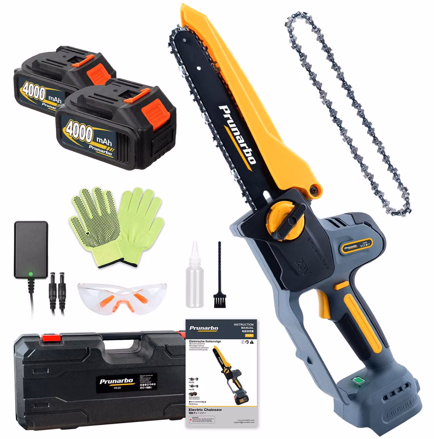 Troncatrice a batteria - Lame da 8 pollici - Potenza di 900 watt - Peso di 2,8 kg