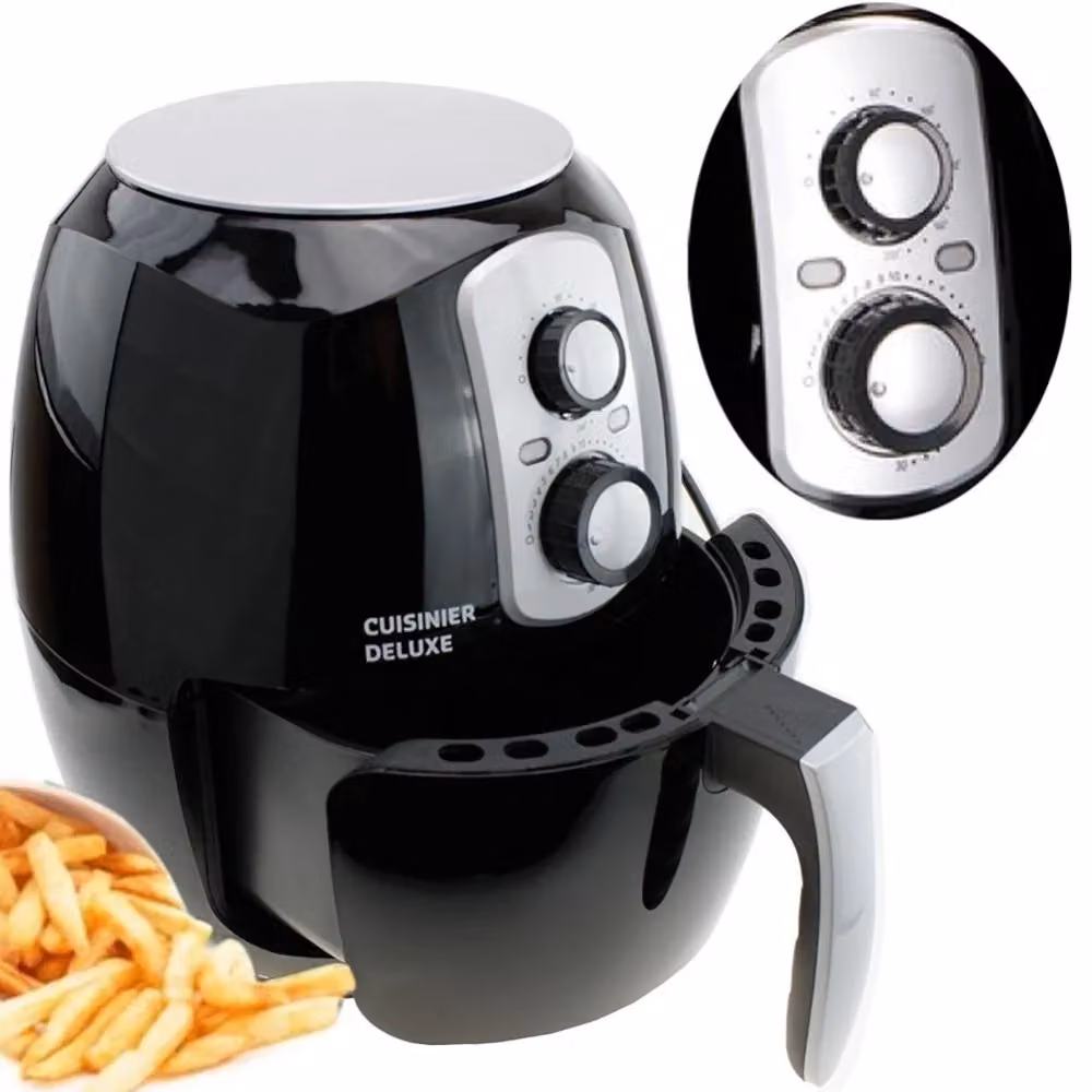 Friggitrice ad aria Cuisiner Elegance Black, capacità 3,6 l, potenza 1400W – 2