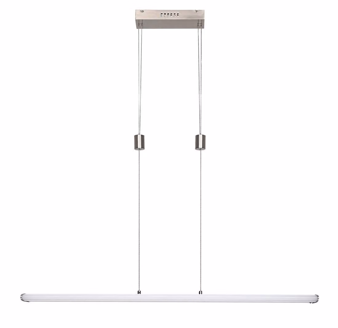 Lampada a sospensione a LED con telecomando 24W colore cromo satinato 72011 Temperius Rabalux