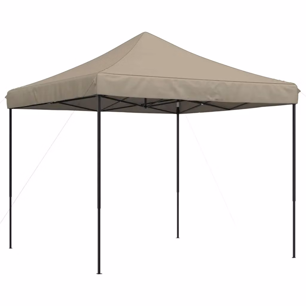 Tenda da festa Party-Tenda Talpa in tessuto Oxford beige e bianco, L/P/H: 292 x 292 x 315 cm – 2
