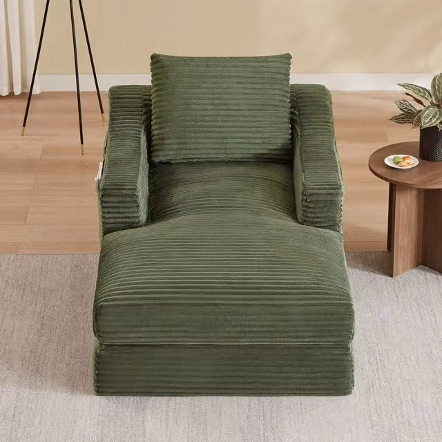 Poltrona Relax Reclinabile in Tessuto ¨C Xylo ¨C Grigio, Trasformabile in Letto, Singola