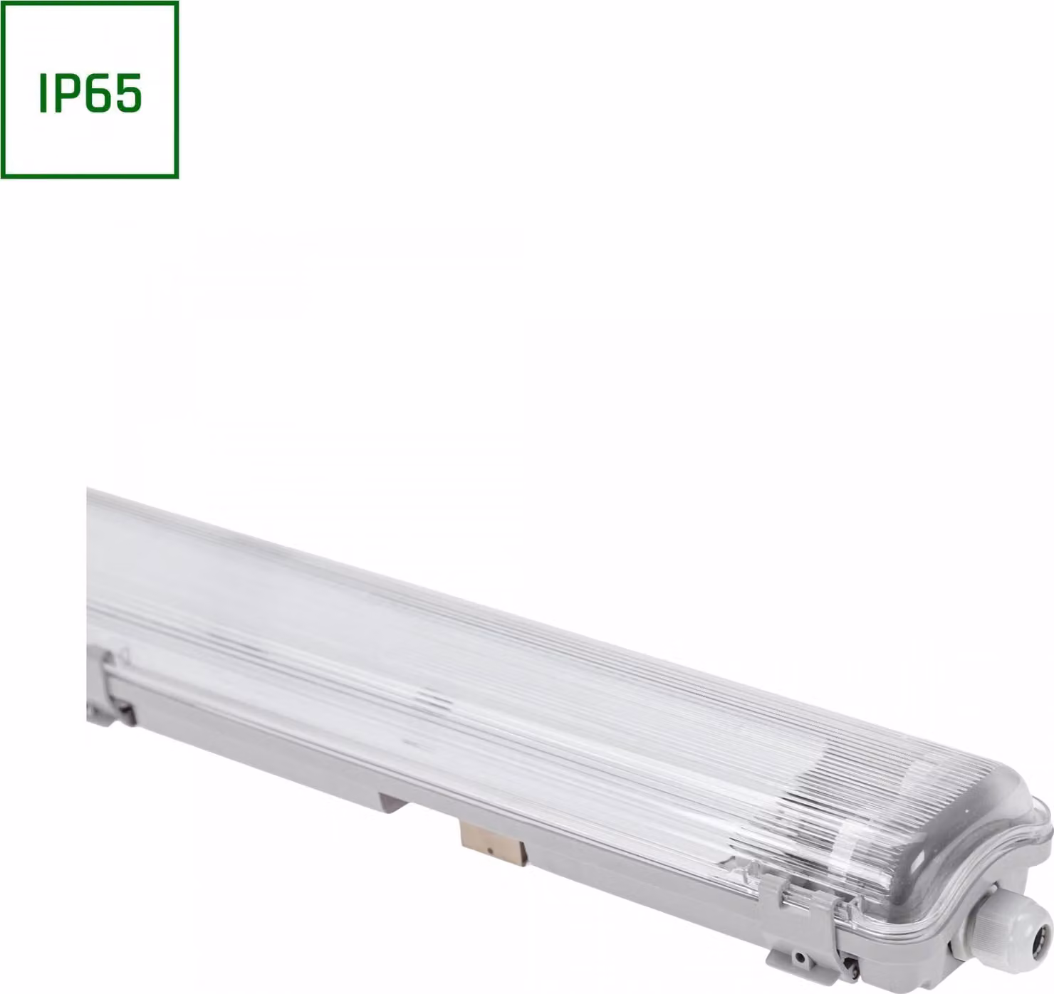 Luce impermeabile 60 cm per 2 tubi LED, IP65