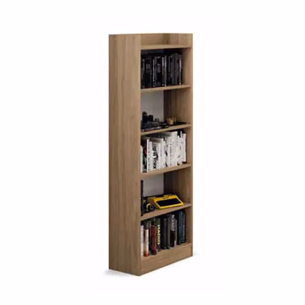Mobile Libreria IPERBRIKO colore Noce Naturale con 6 ripiani, H 180 cm x L 64 cm x P 29 cm – 2
