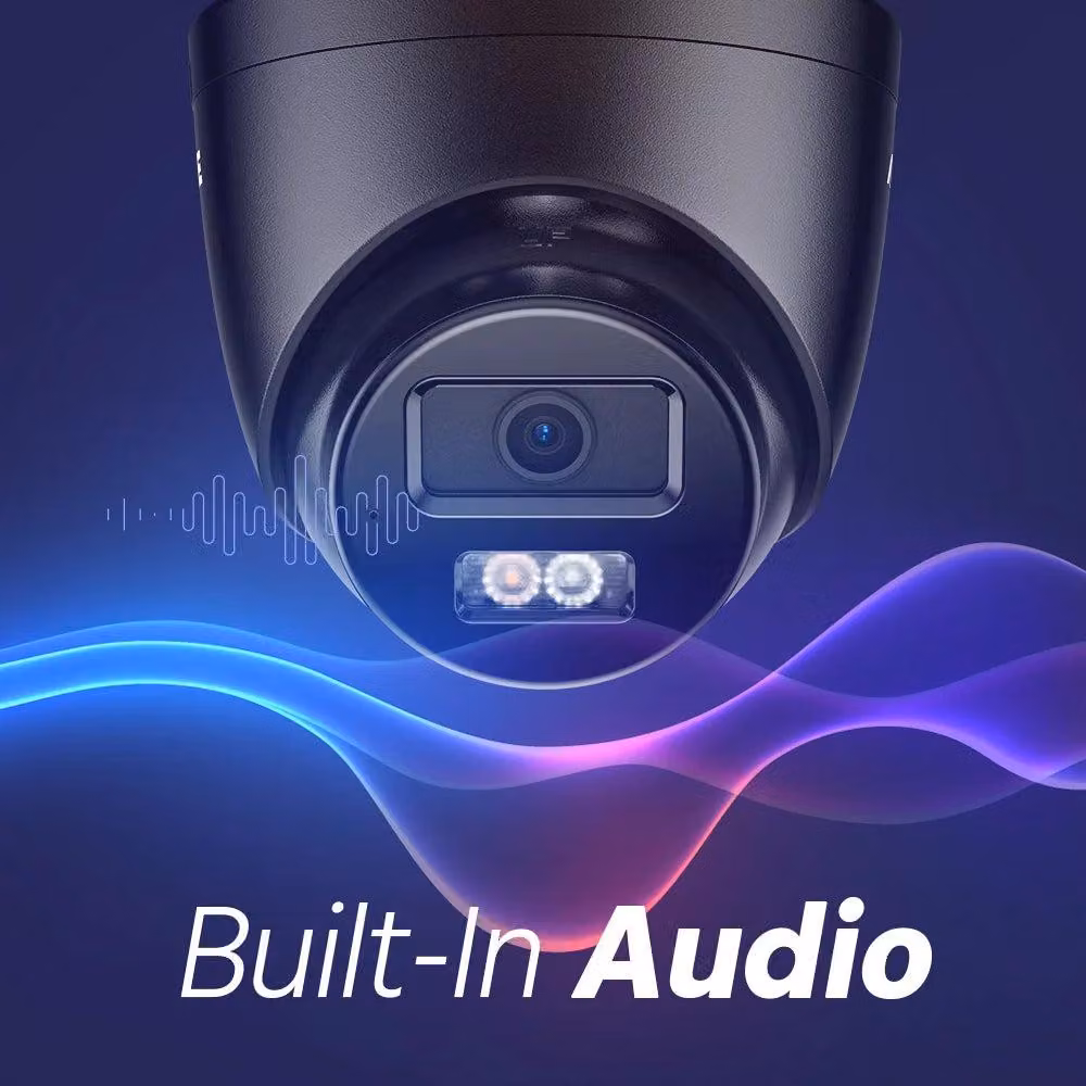 Sistema di telecamere di sicurezza - Telecamera di sorveglianza - Telecamera di sicurezza - 3K 6MP Ultra HD PoE - Per uso esterno - Confezione da 2 pezzi