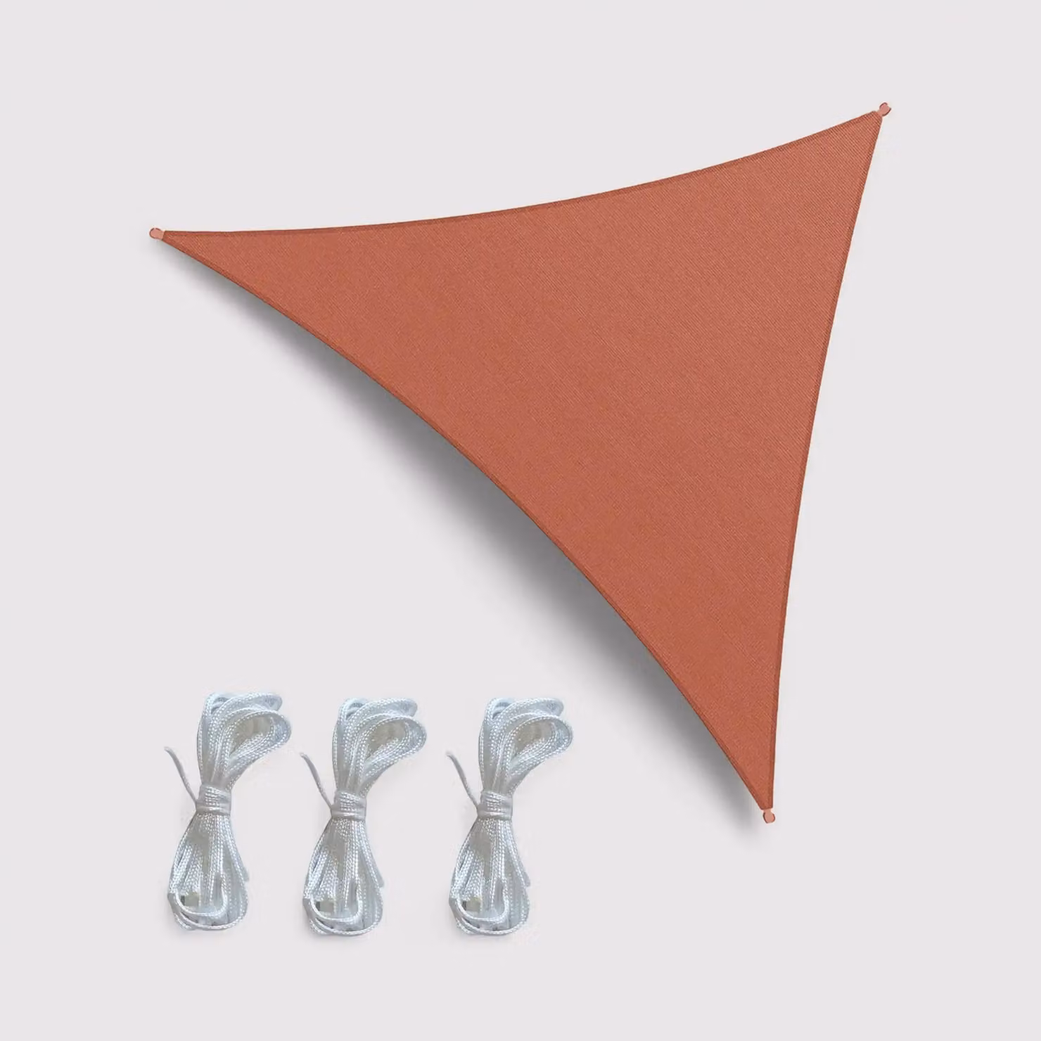 Euclea - Vela parasole impermeabile 3x3x3 rossa
