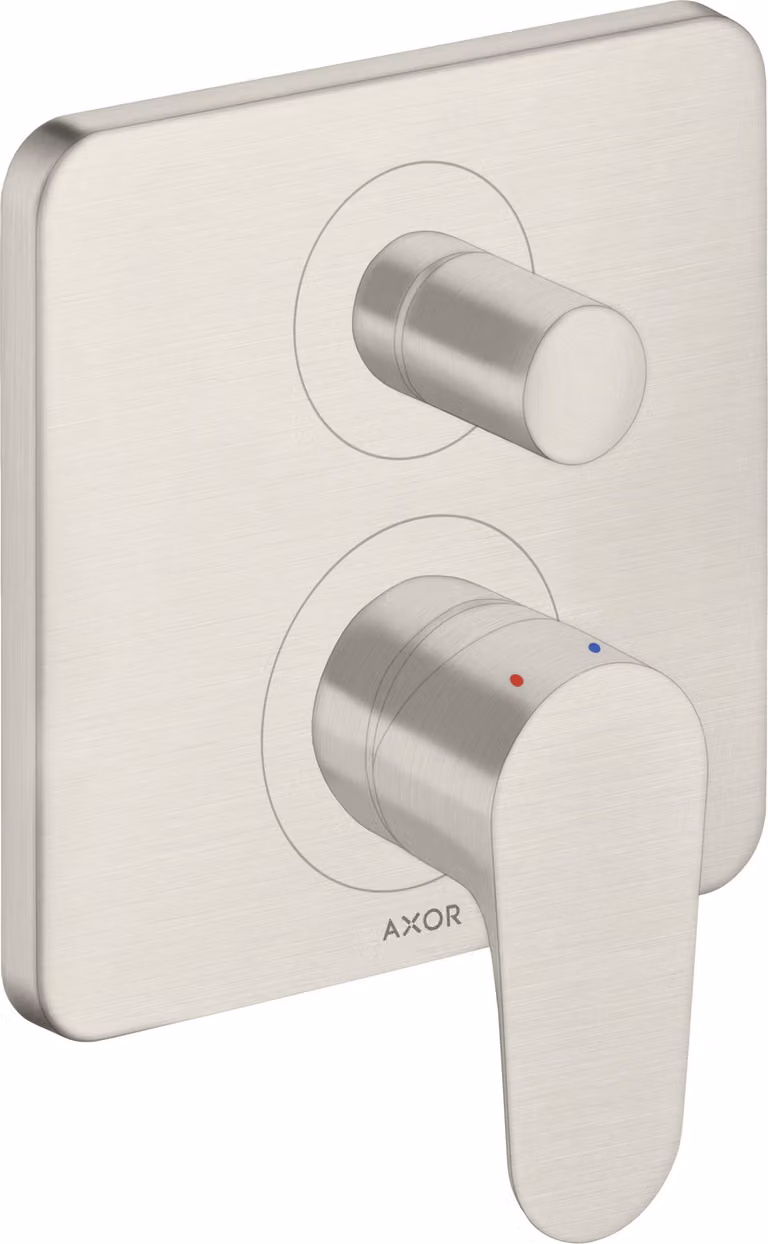 hansgrohe AXOR Citterio Mitigeur monocommande de baignoire encastré avec combinaison de fusibles, 34427800, 34427800