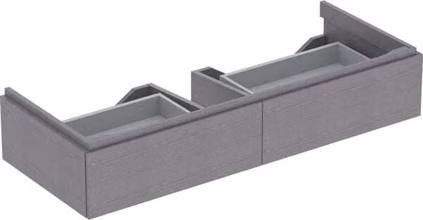 Geberit Xeno 2 armoire sous lavabo, 1174x220x462mm, 2 tiroirs, 500.517.43.1, 500.517.43.1