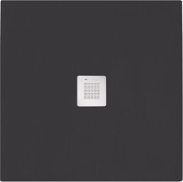 Piatto doccia quadrato 80x80 cm effetto pietra marmoresina STONE Nero Grafite FRANCIA
