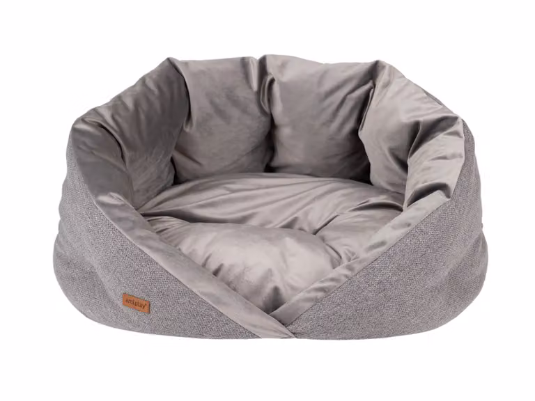 Letto per cani SIDNEY - bozzolo grigio taglia S, M Taglia: S - 50x50x35 cm